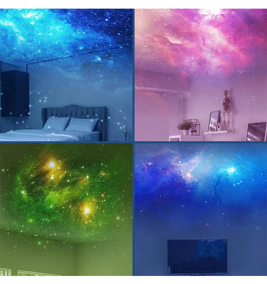 Galaxy Star Astronaut Projector Light Starry Sky Porjectors Lamp Decoration Bedroom Room Nebula LED Night Light Child Adult Gift